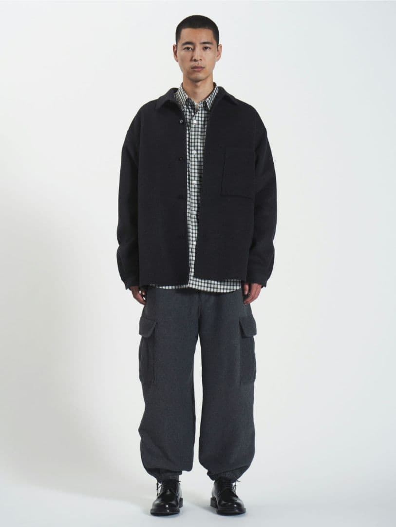 H BEAUTY&YOUTH ウールカバーオール