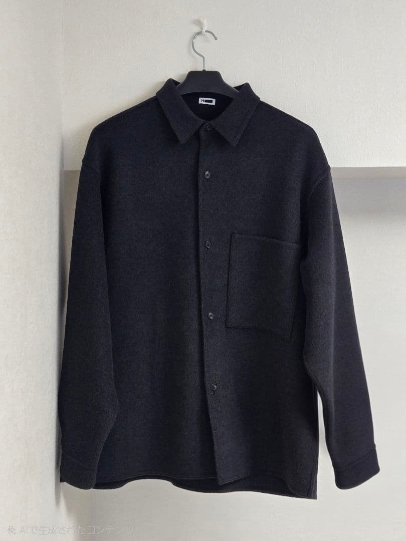 H BEAUTY&YOUTH ウールカバーオール