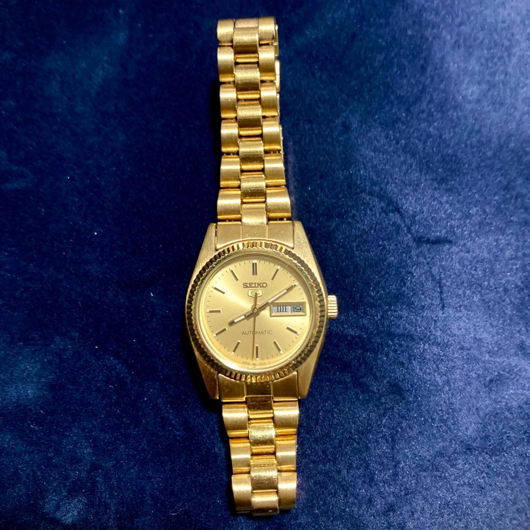 SEIKO 5 自動巻き時計 レディース 4206-0510