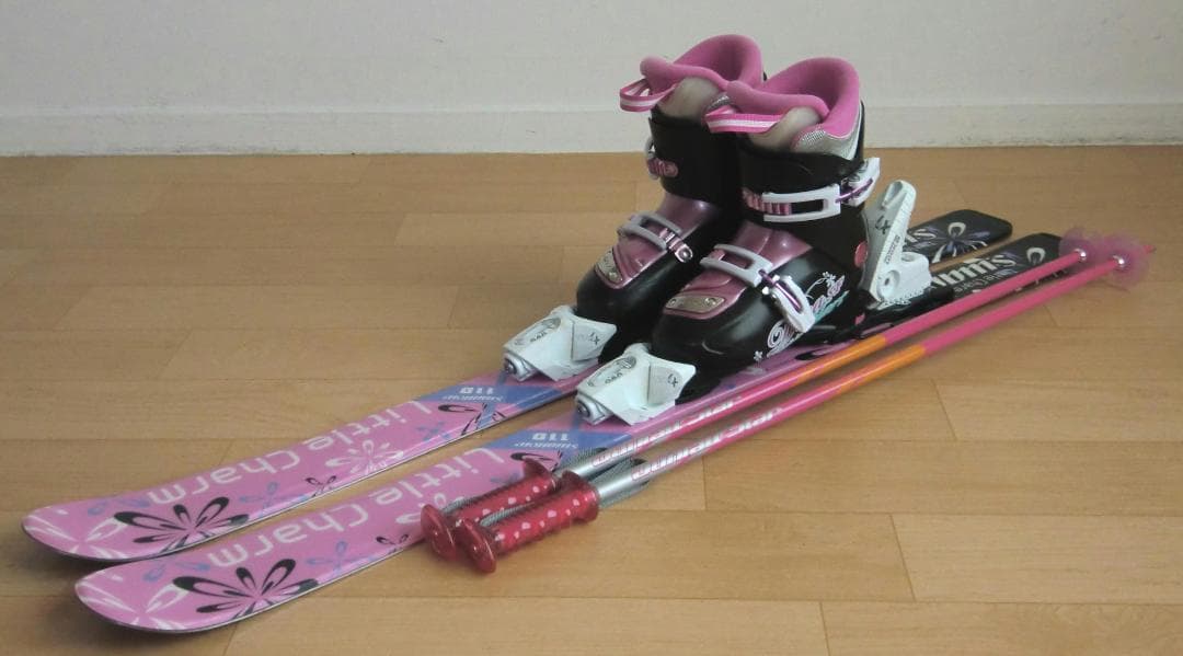 ■■11月限定■送料無料■SWALLOW■子供用スキー4点セット■110/21■