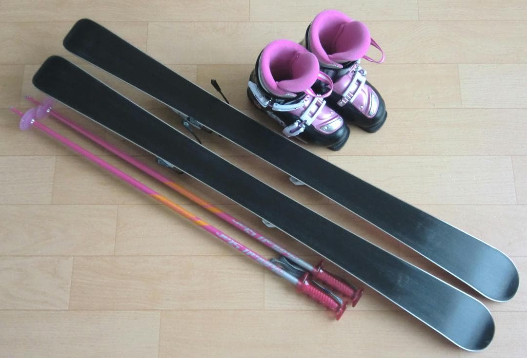 ■■11月限定■送料無料■SWALLOW■子供用スキー4点セット■110/21■