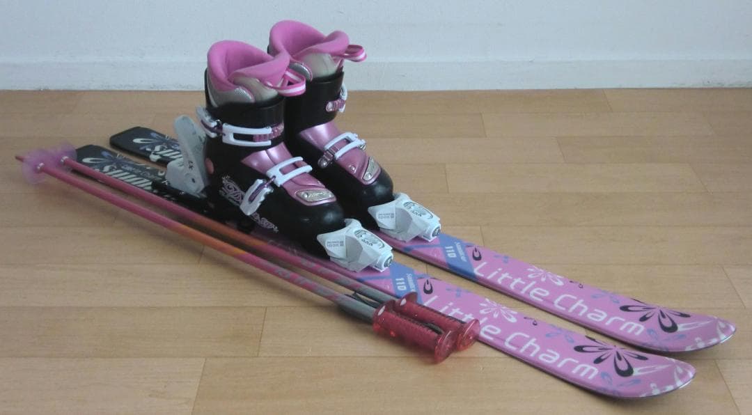 ■■11月限定■送料無料■SWALLOW■子供用スキー4点セット■110/21■