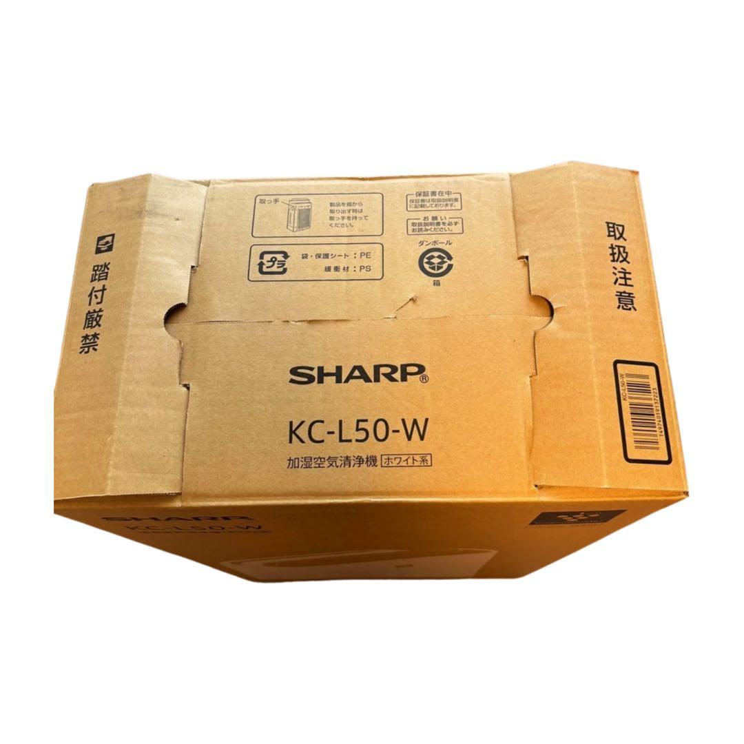 SHARP 空気清浄機 KC-L50-W ホワイト