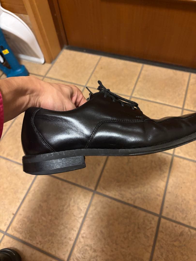 ALFANI ブラック ドレスシューズ　スクエアトゥ