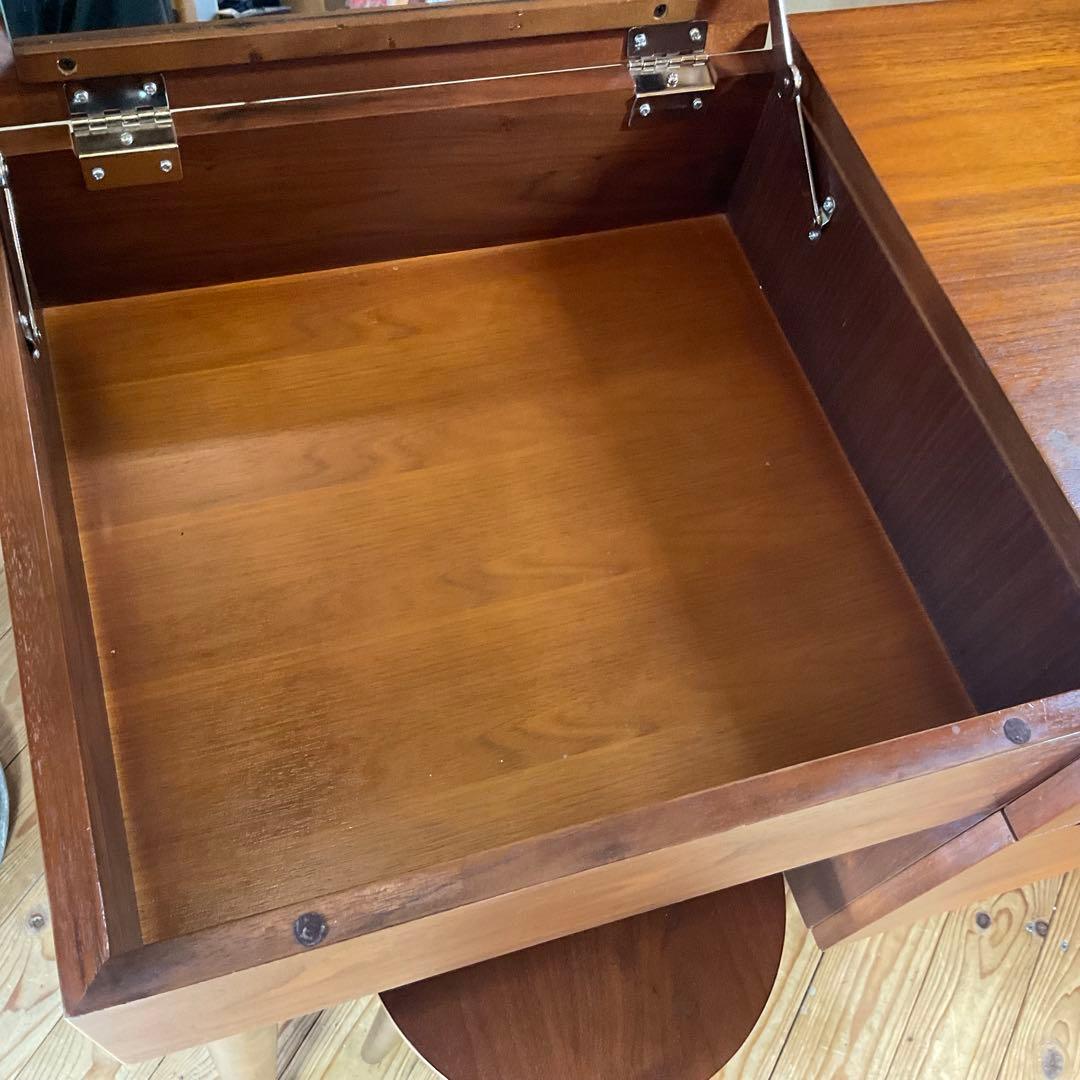 emo. エモ ドレッサー 鏡台 スツール 丸椅子 一人暮らし 化粧 コンパクト