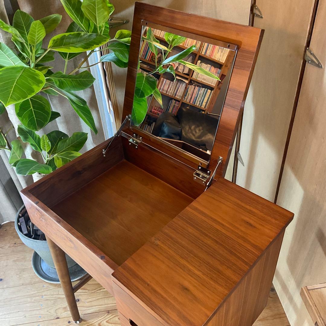 emo. エモ ドレッサー 鏡台 スツール 丸椅子 一人暮らし 化粧 コンパクト