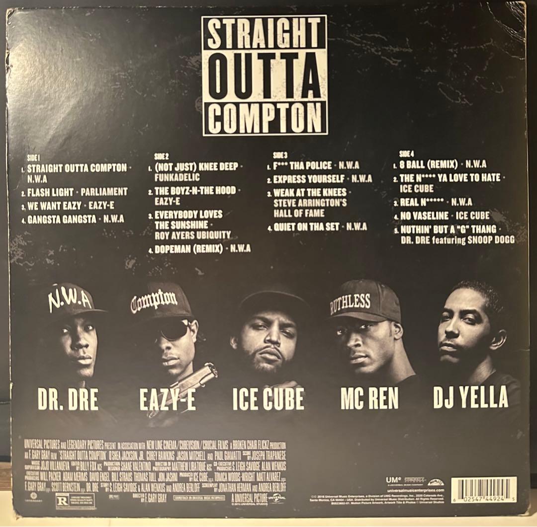 洋楽 STRAIGHT OUTTA COMPTON / SOUNDTRACK LP