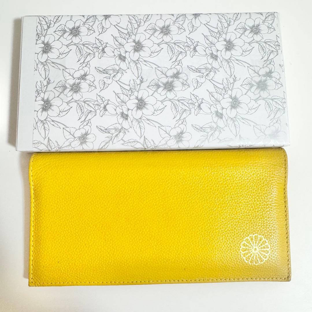 皇居　　長財布　黄色