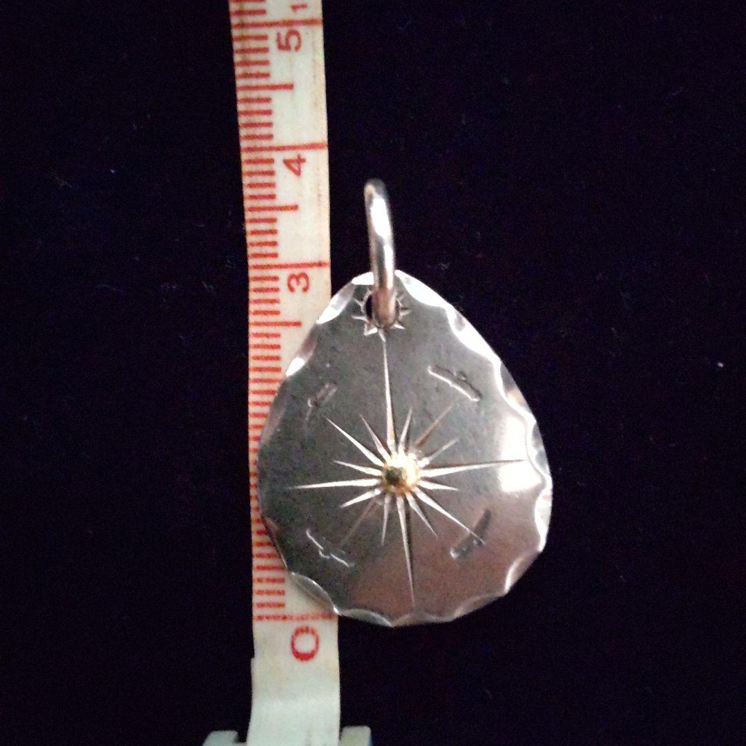 神戸　シルバー501 太陽 ペンダント トップ