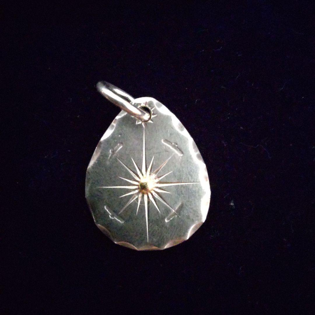 神戸　シルバー501 太陽 ペンダント トップ