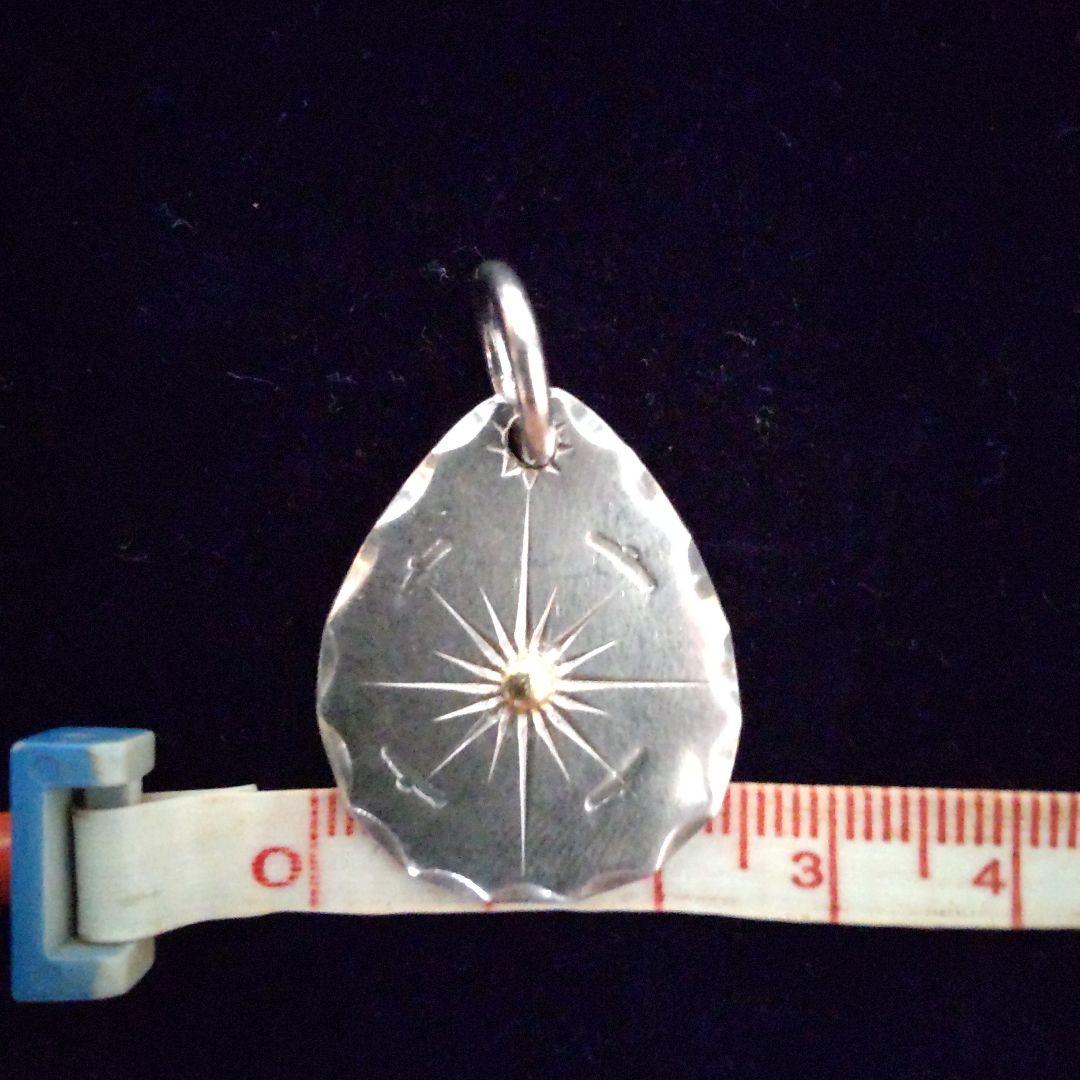 神戸　シルバー501 太陽 ペンダント トップ