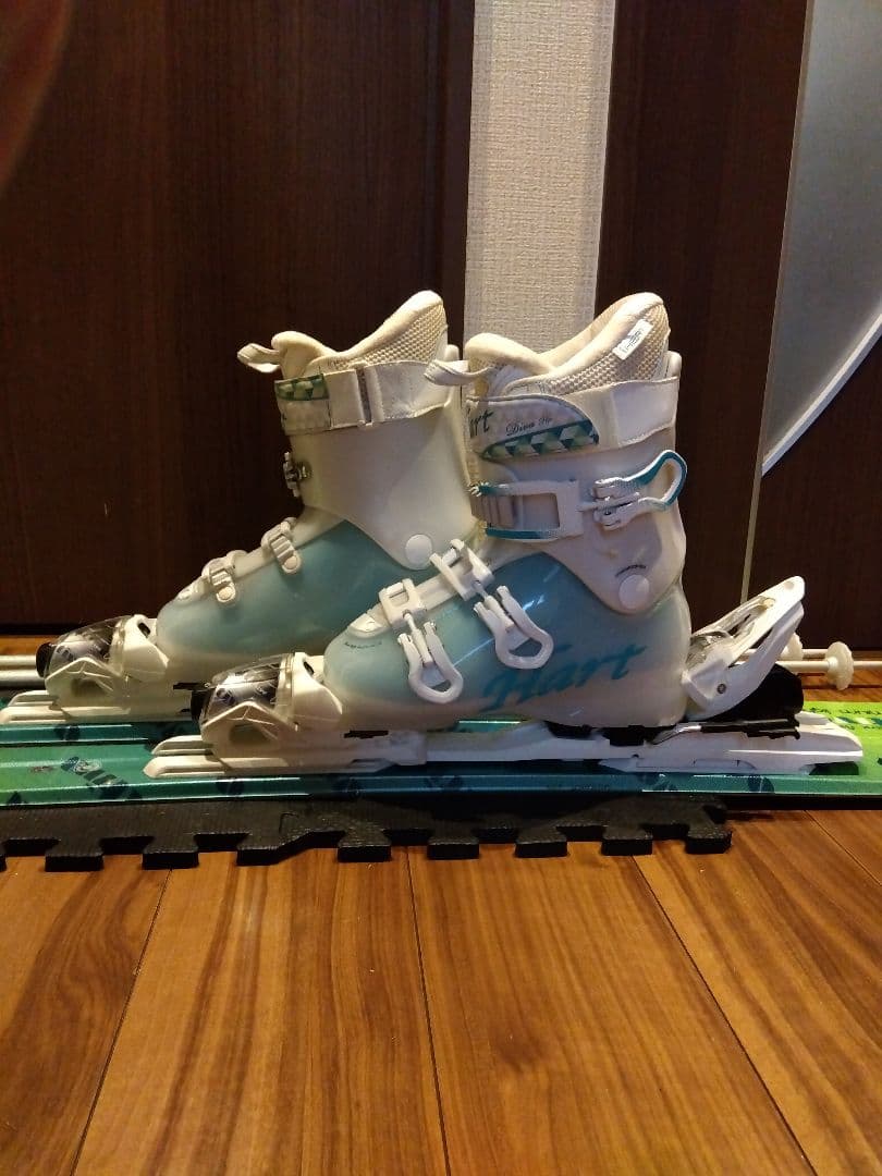 ♡美品♡/VOLKL/レディース用/スキーセット/メンテ・WAX済み✔珍カラー