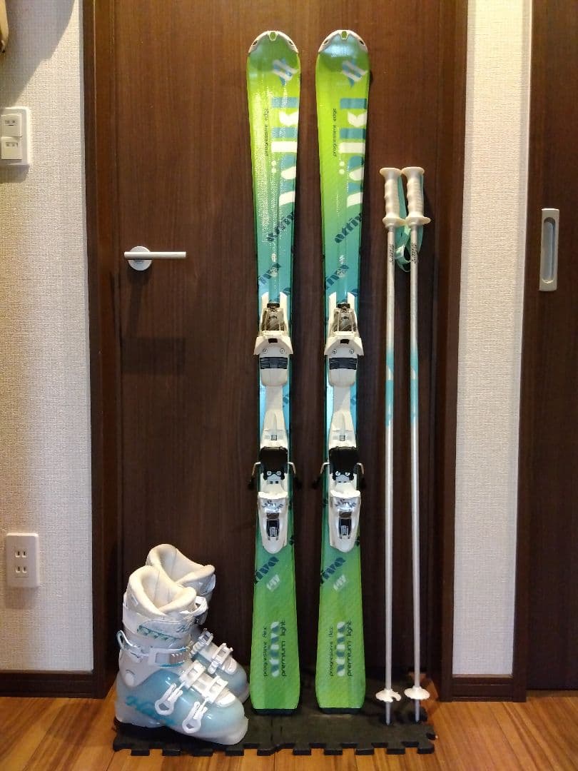 ♡美品♡/VOLKL/レディース用/スキーセット/メンテ・WAX済み✔珍カラー