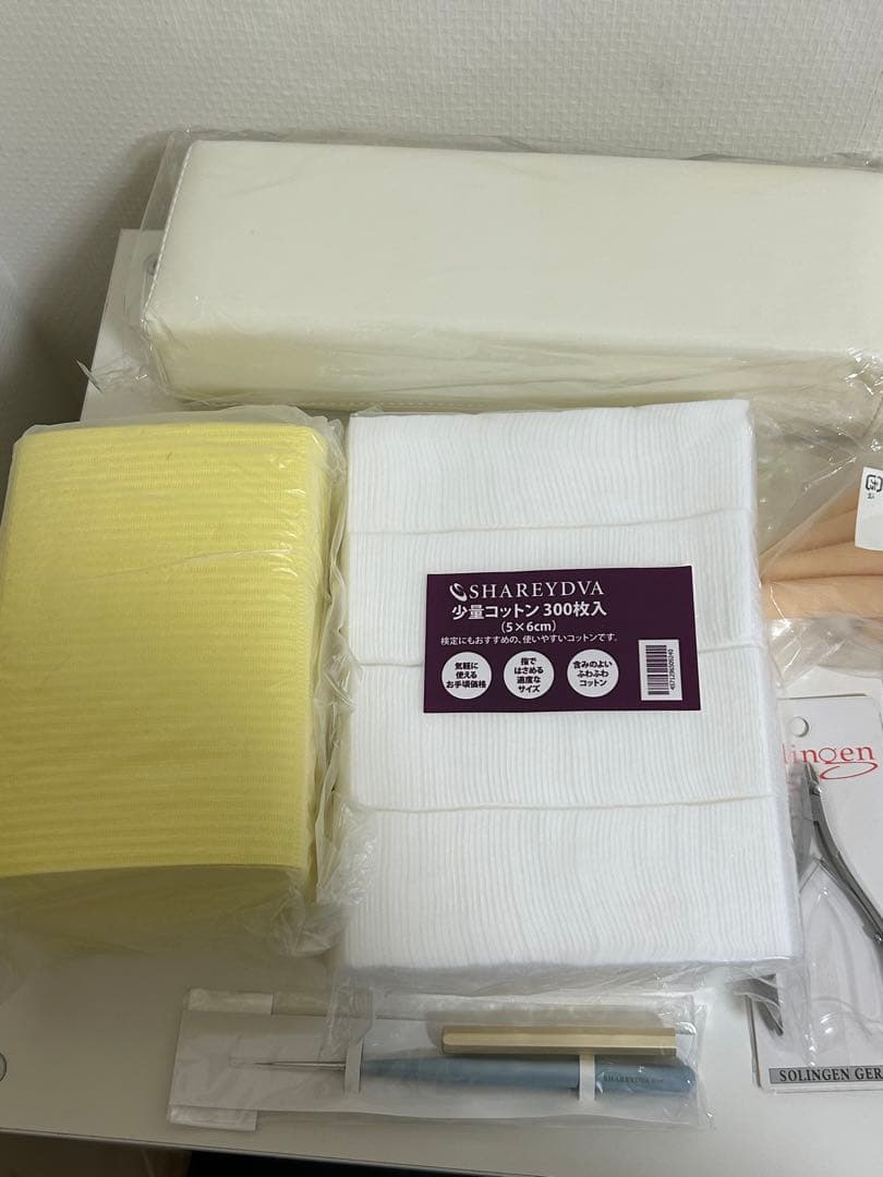 ネイル検定　三級ネイルアート用品セット バッグ付き