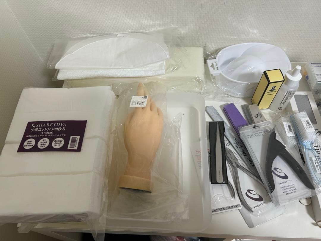 ネイル検定　三級ネイルアート用品セット バッグ付き