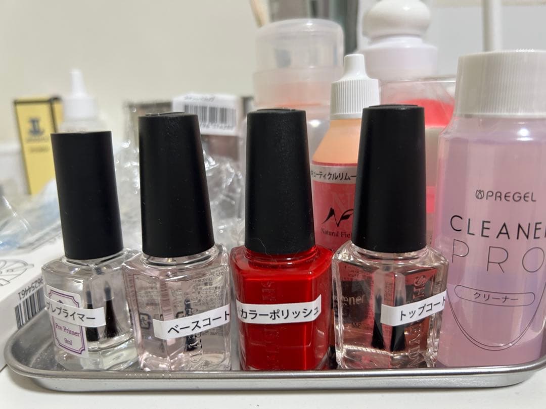 ネイル検定　三級ネイルアート用品セット バッグ付き