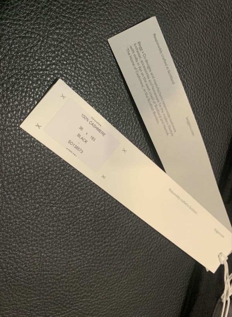 BEGG&CO　ベグアンドコー　カシミヤマフラー