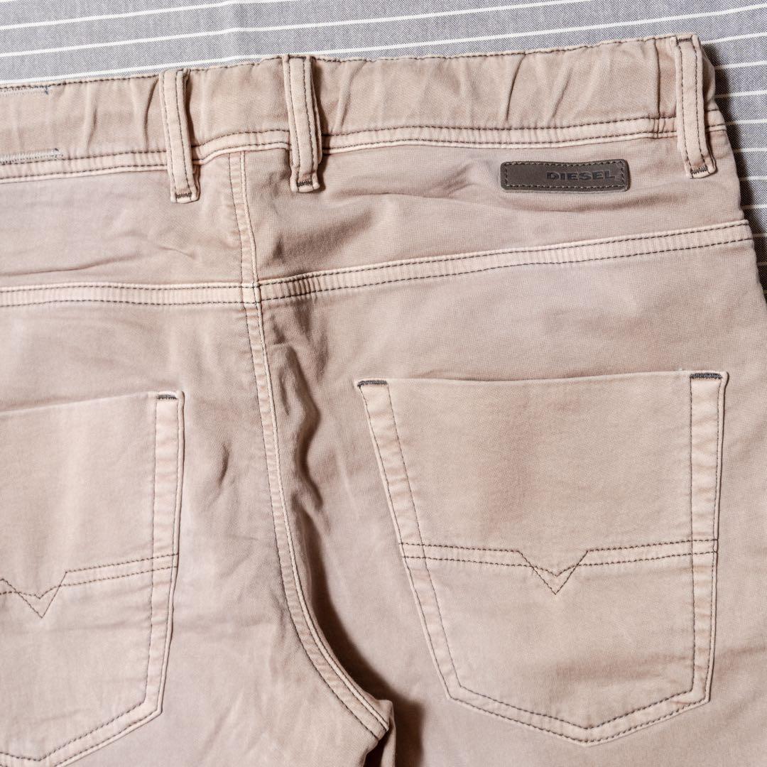 DIESEL KROOLEY-NE ベージュ チノパン ジョグジーンズ W30