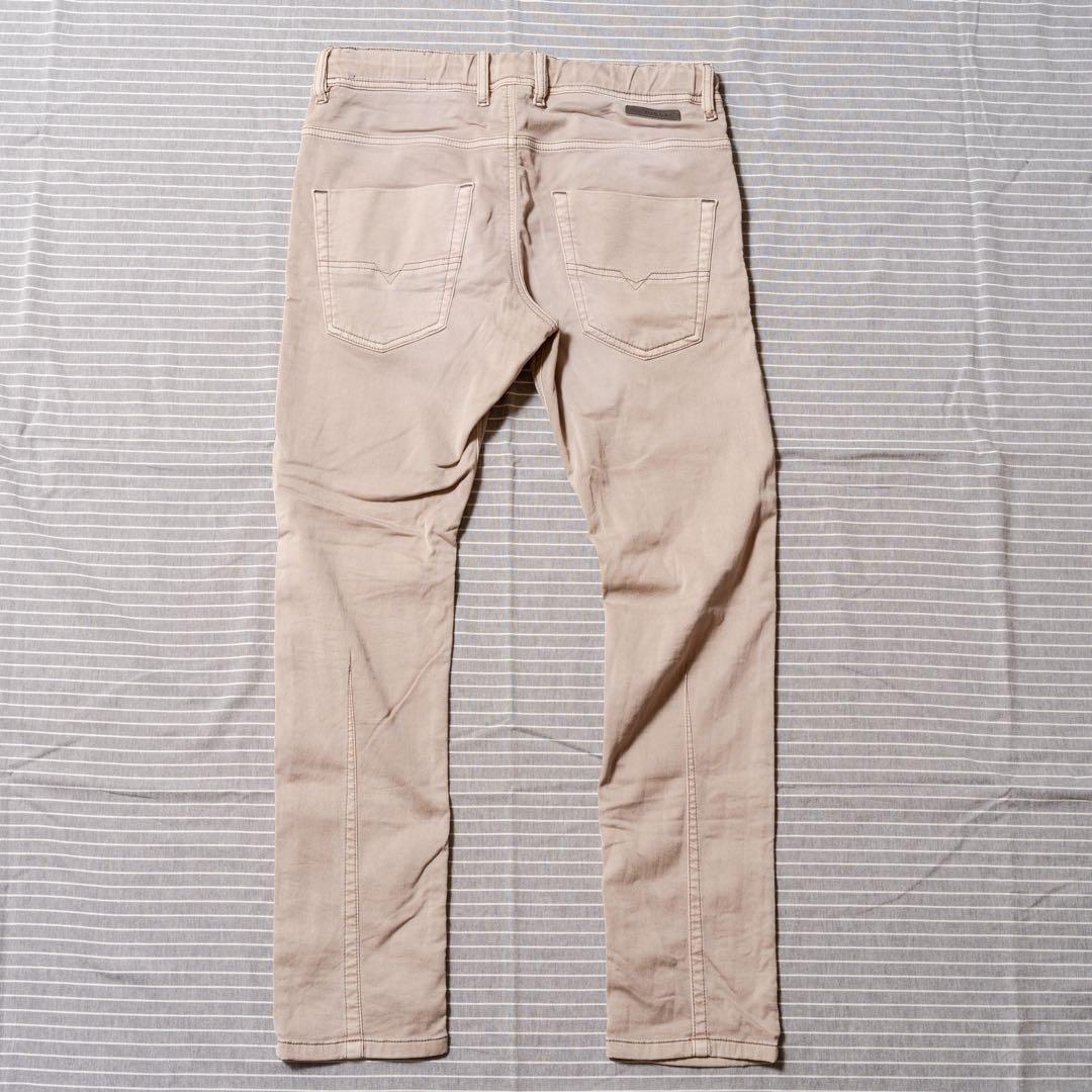 DIESEL KROOLEY-NE ベージュ チノパン ジョグジーンズ W30