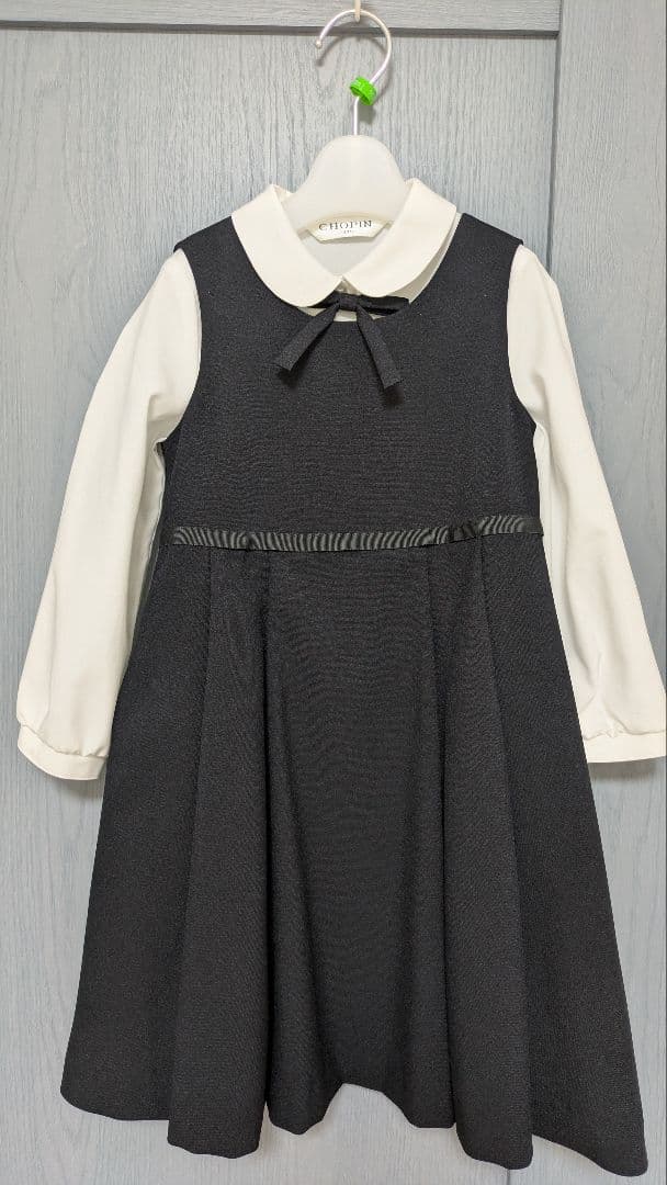 【早い者勝ち❣】Chopinジャンパースカートスーツ115&シューズ18cm