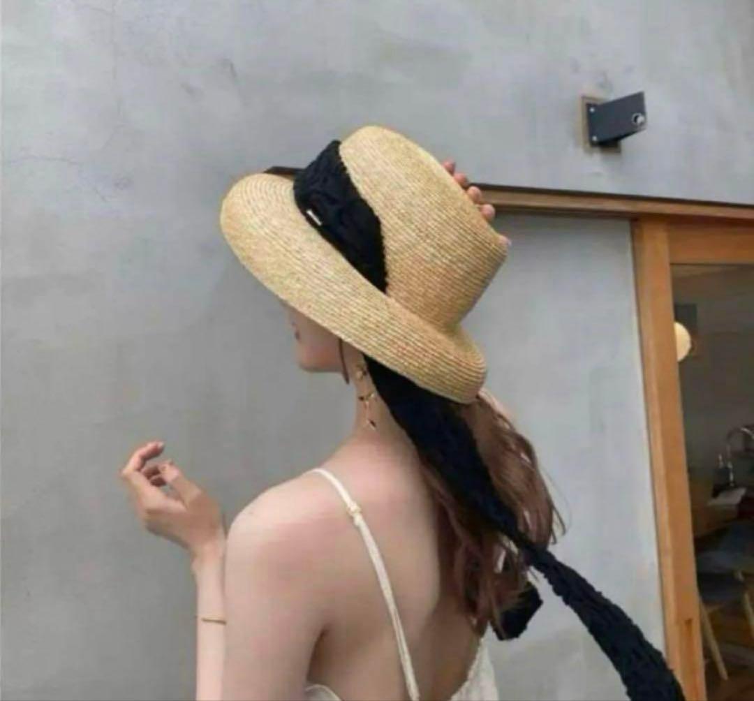 帽子 CA4LA x Acka scarf strow hat