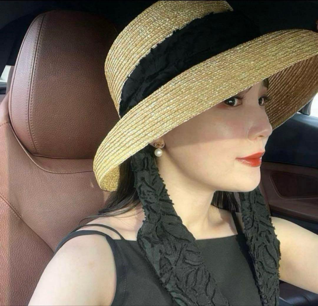 帽子 CA4LA x Acka scarf strow hat