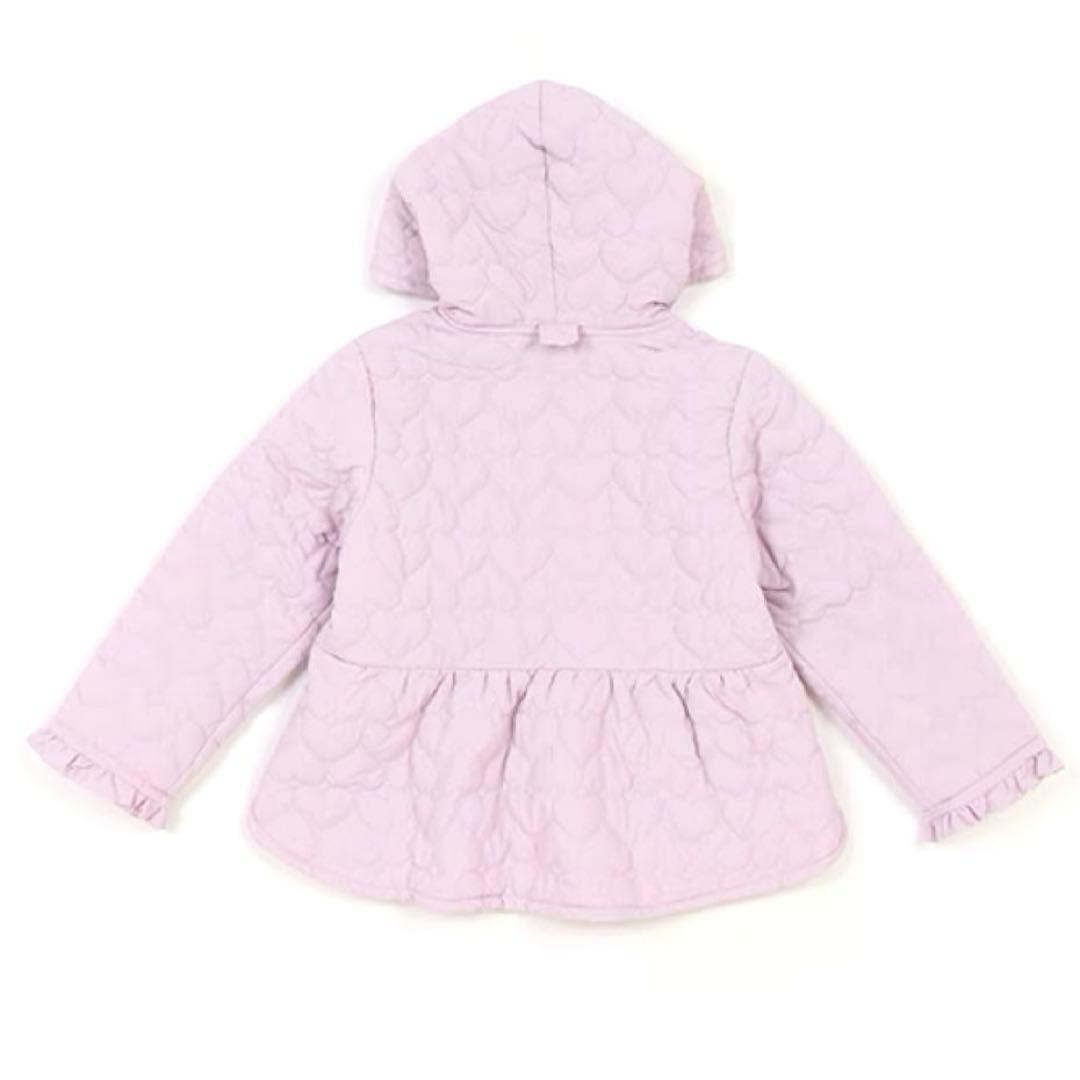 【新品】メゾピアノ (mezzo piano) ハートキルトブルゾン