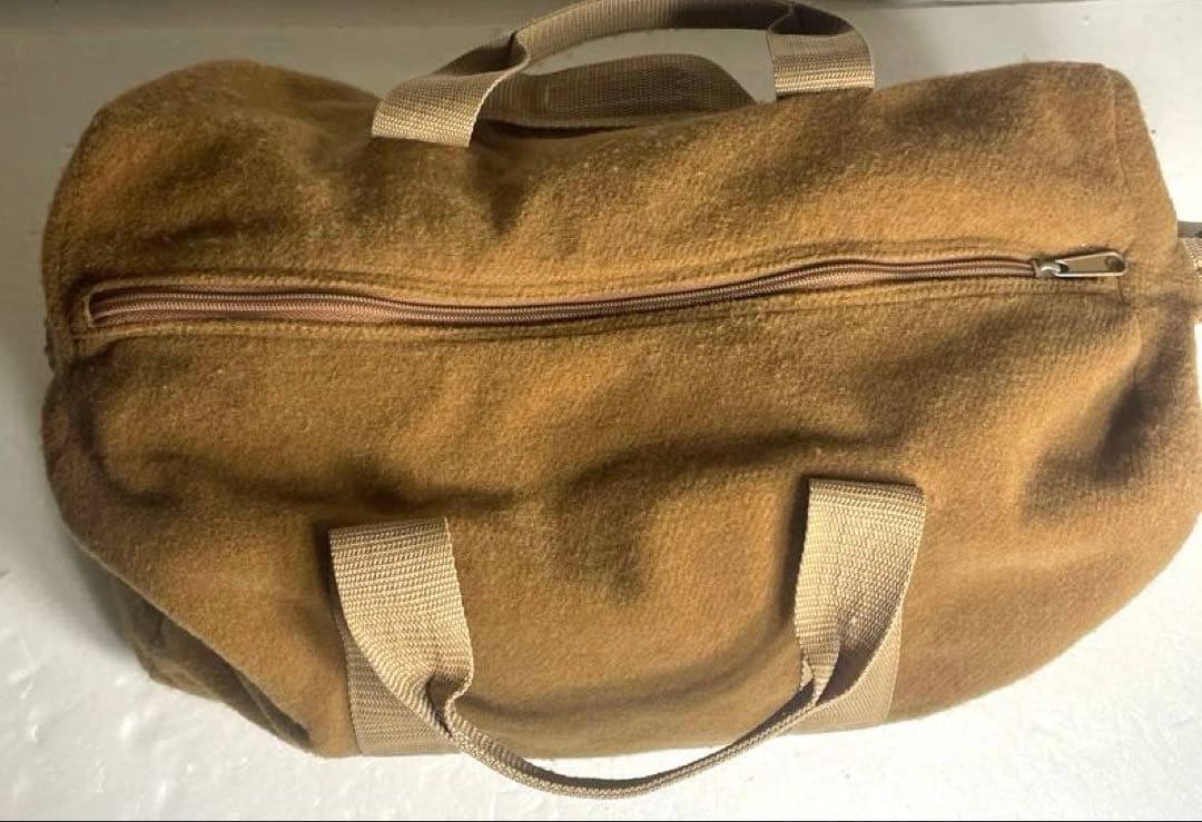 モンクレール　ヴィンテージ　ダッフルバッグ　キャメル　★レア