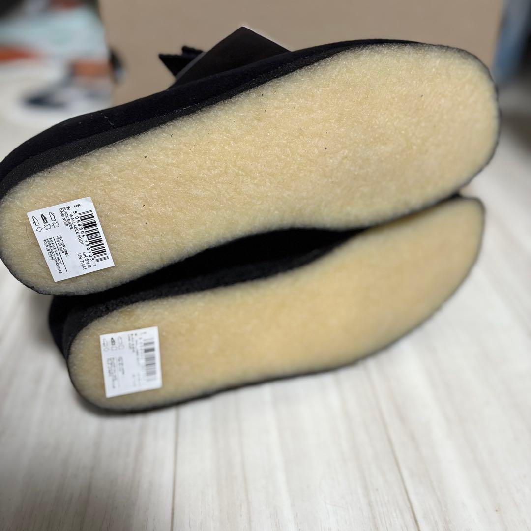 CLARKS クラークス ワラビー ブラック モカシン デザートUK6.5
