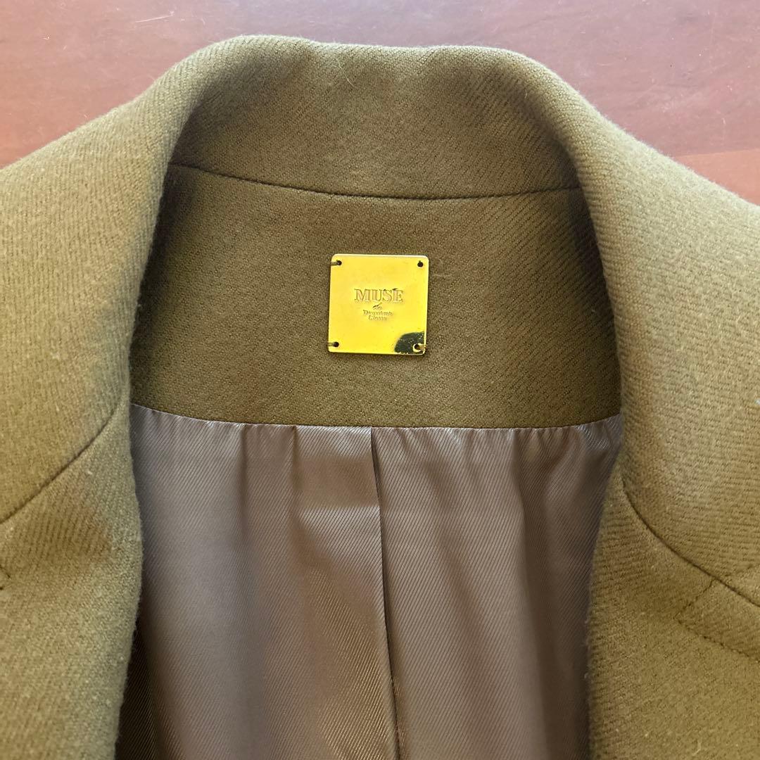 MUSE オリーブ色 チェスターコート