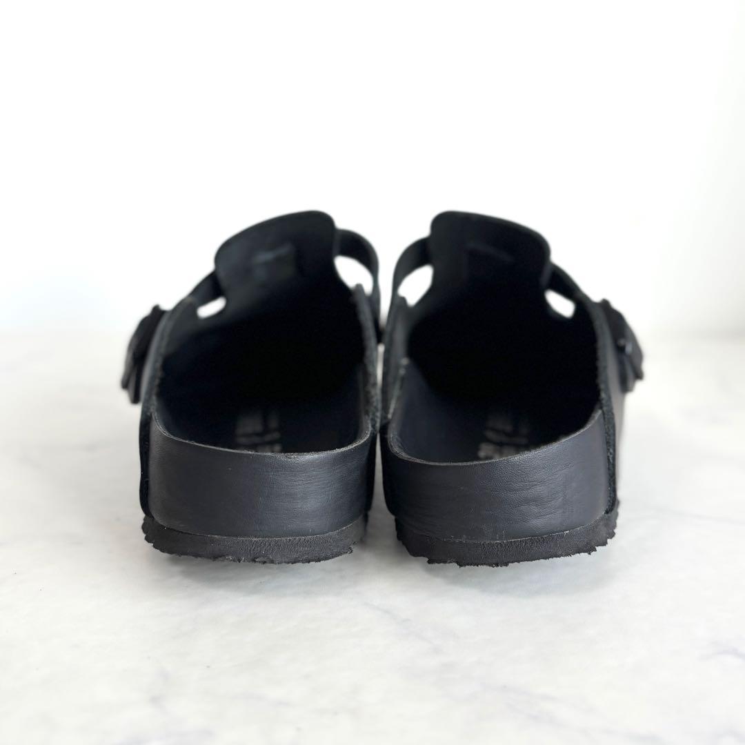 ビルケンシュトック 39 ボストン エクスクイジット レザー ブラック