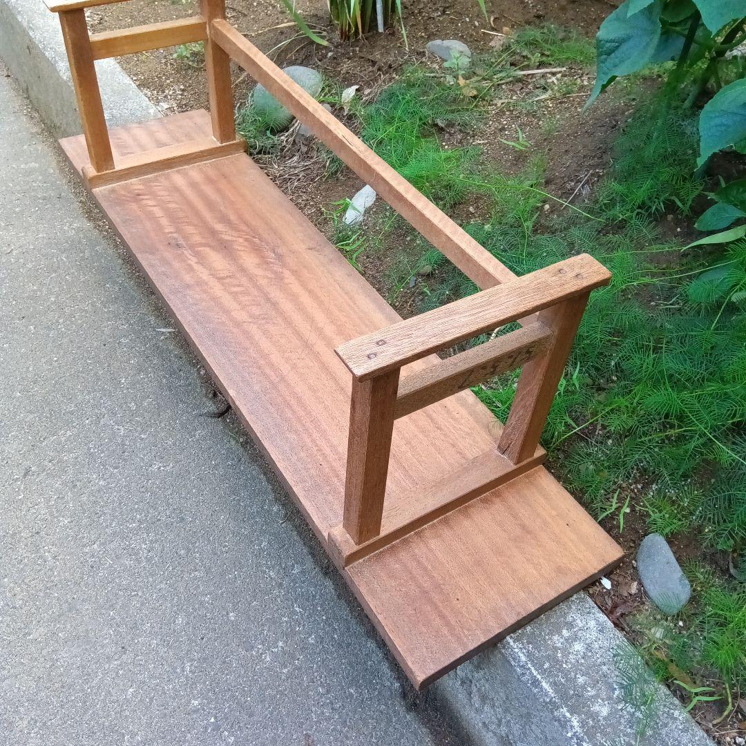 送料無　昭和のそろばん塾の文机 長机　木製シンプルテーブル