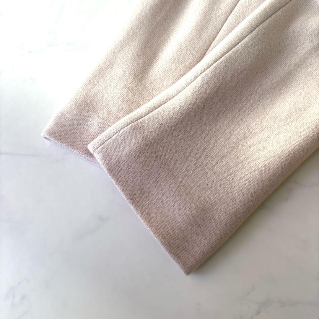 現行モデル✨大きめサイズ46　マックスマーラ　ファーコート　ミドル丈　ベージュ