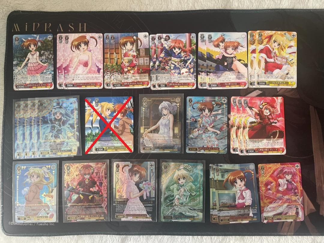 ヴァイス 魔法少女リリカルなのは 8扉ほぼフルフォイルデッキ + 組換パーツ付！