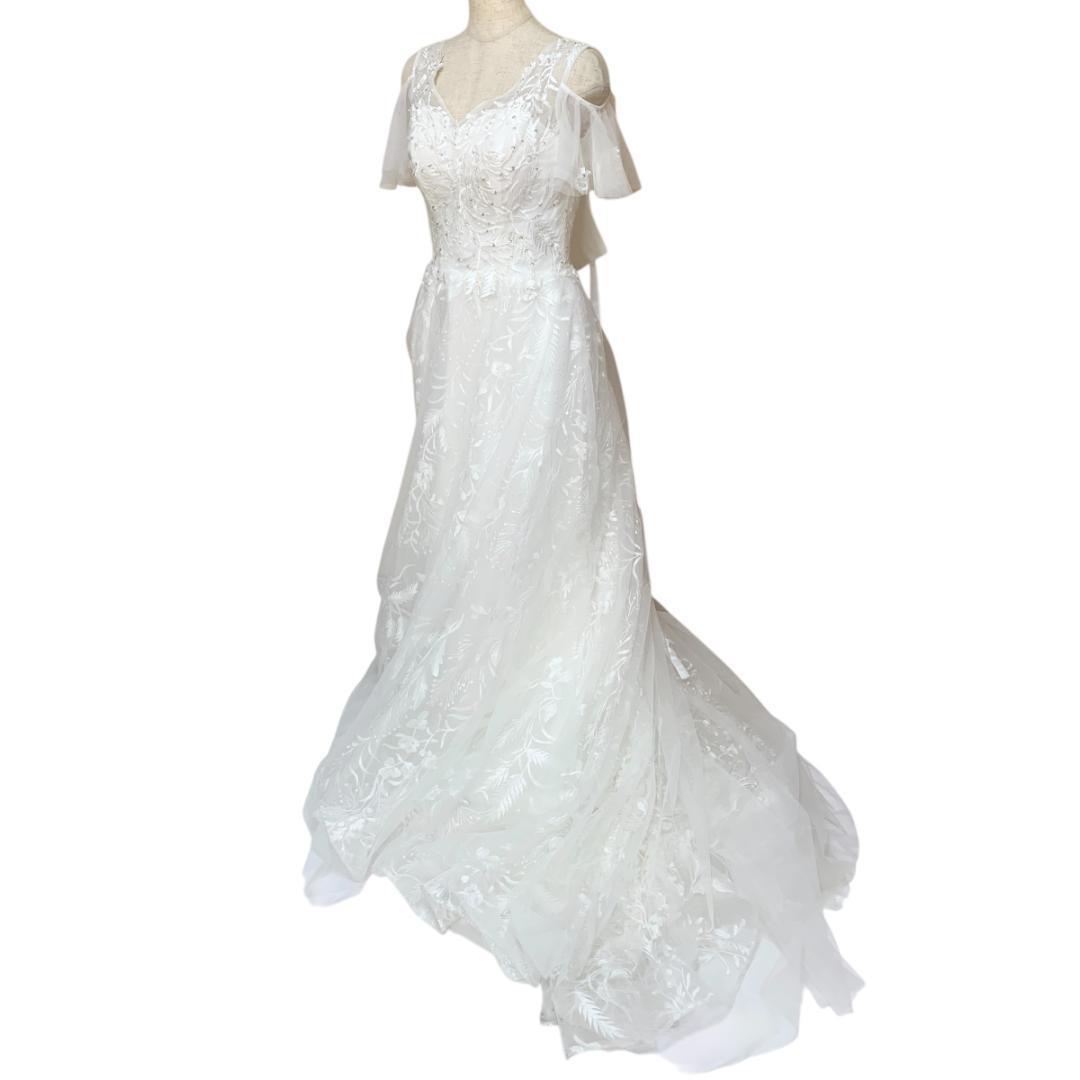 結婚式　前撮り　新婦　女性用　衣装　ドレス　ウェディングドレス　ホワイト