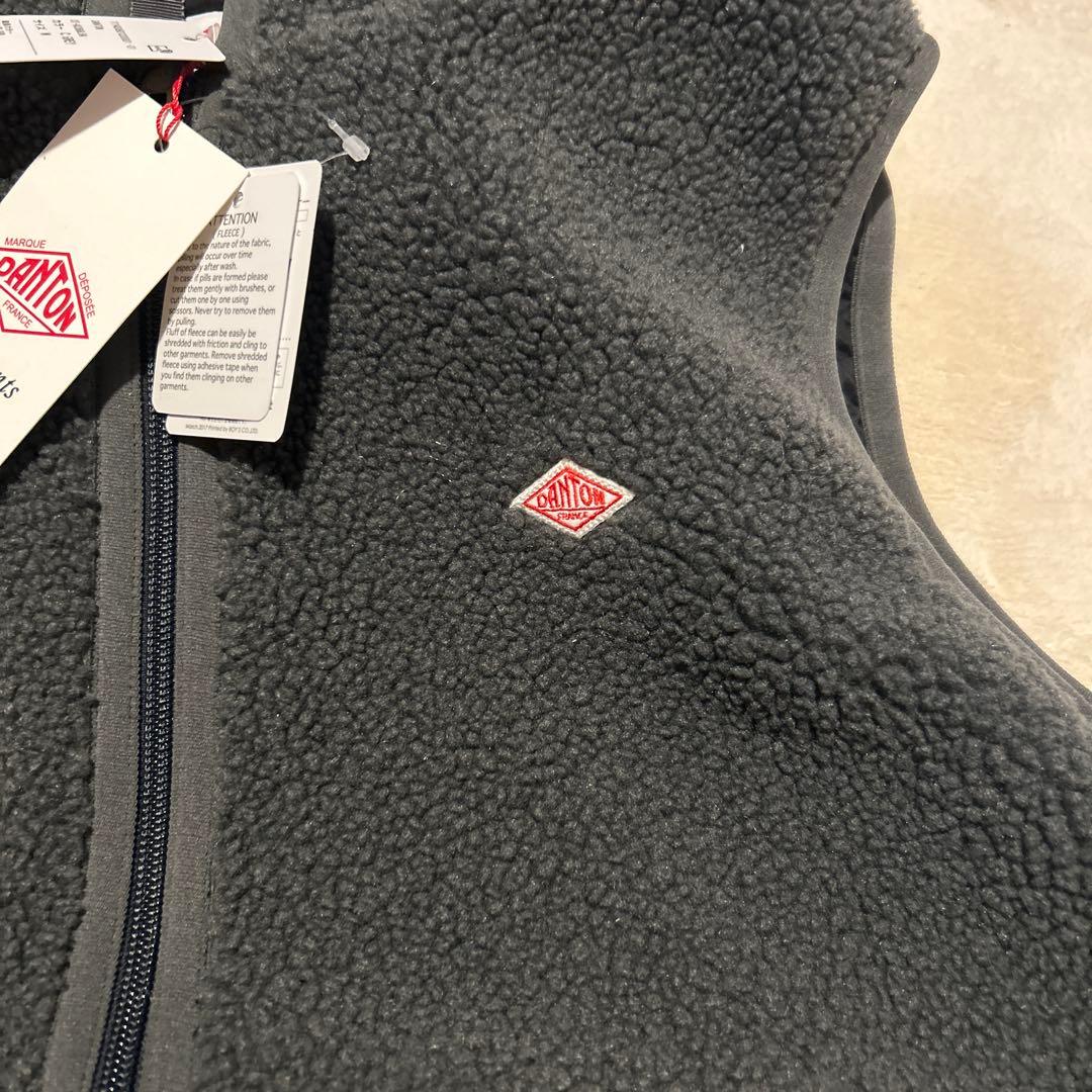 DANTON ダントン インサレーション フード付きボアフリースベスト