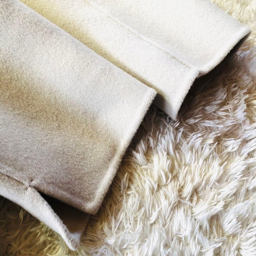 現行✨未使用 マックスマーラ マキシコート クチートアマーノ エクリュ 36