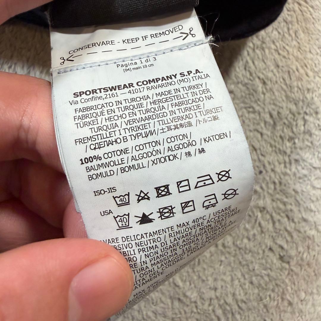 ストーンアイランド　厚手　長袖　ロンT XLサイズ 711562350 ブラック