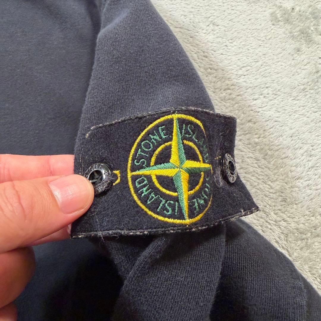 ストーンアイランド　厚手　長袖　ロンT XLサイズ 711562350 ブラック