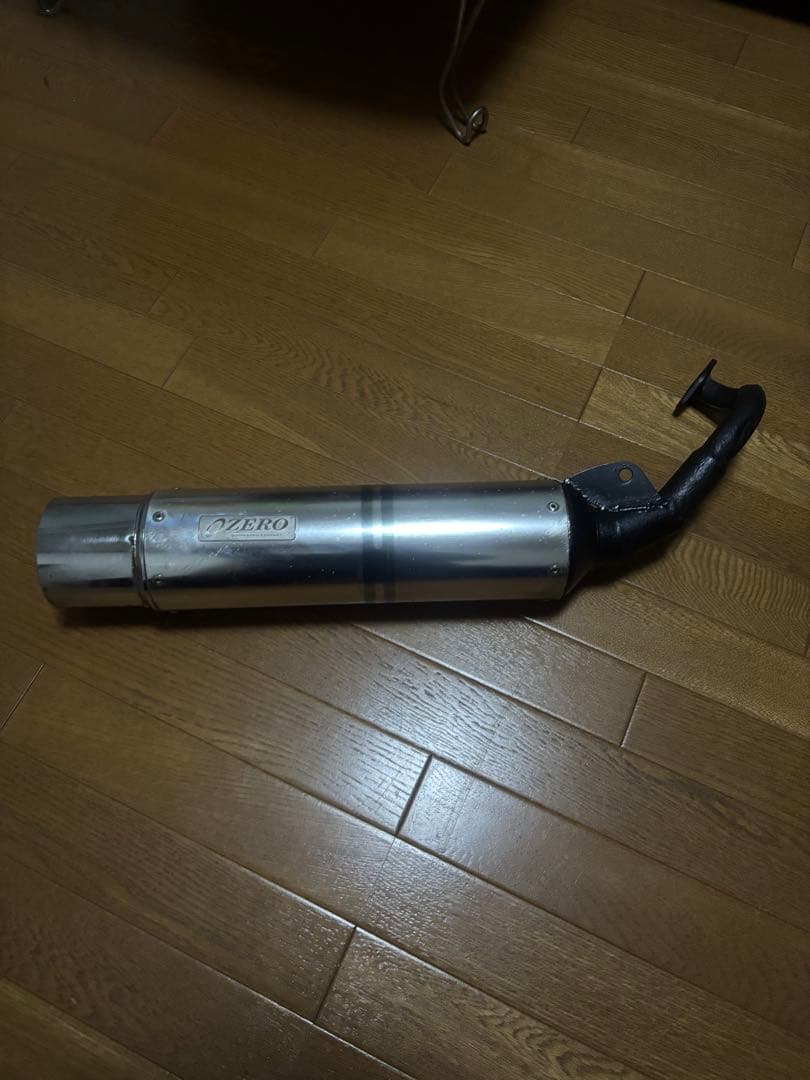 当時物　ZERO デューク マフラー　セピアzz レッツ2 用