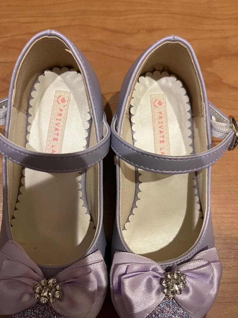 薄紫色 花柄刺繍 ドレスとジャケットセット