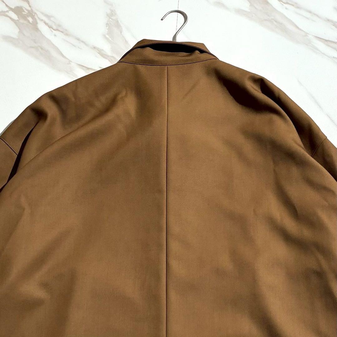 【極美品✨24AW】かぐれ ウールスタンドカラーワイドコート キャメル フリー