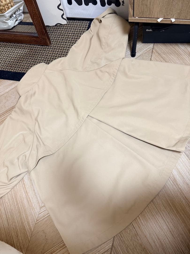 SLOBE IENAスロープイエナ　テントラインショートコート　ベージュ