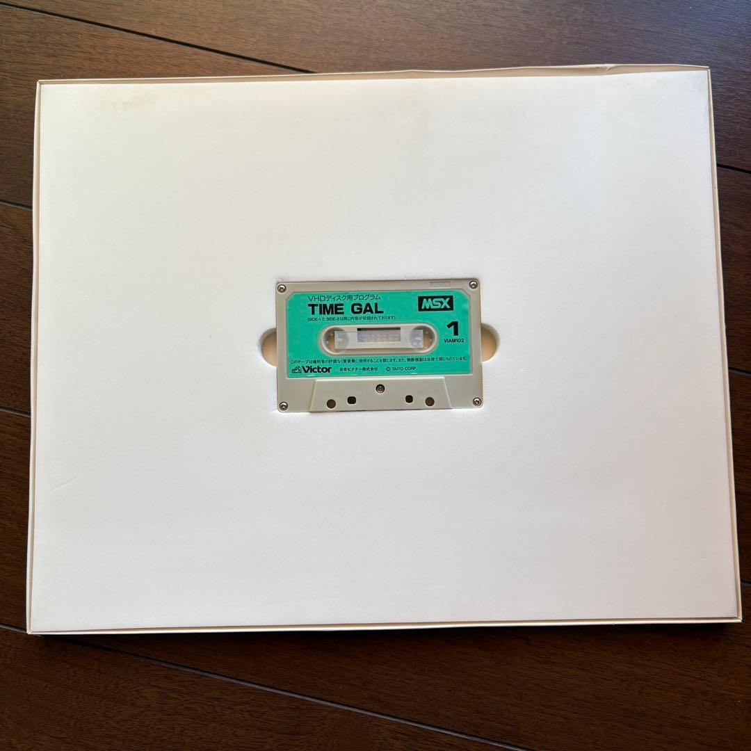 MSX用VHDゲーム タイムギャル TIME GAL
