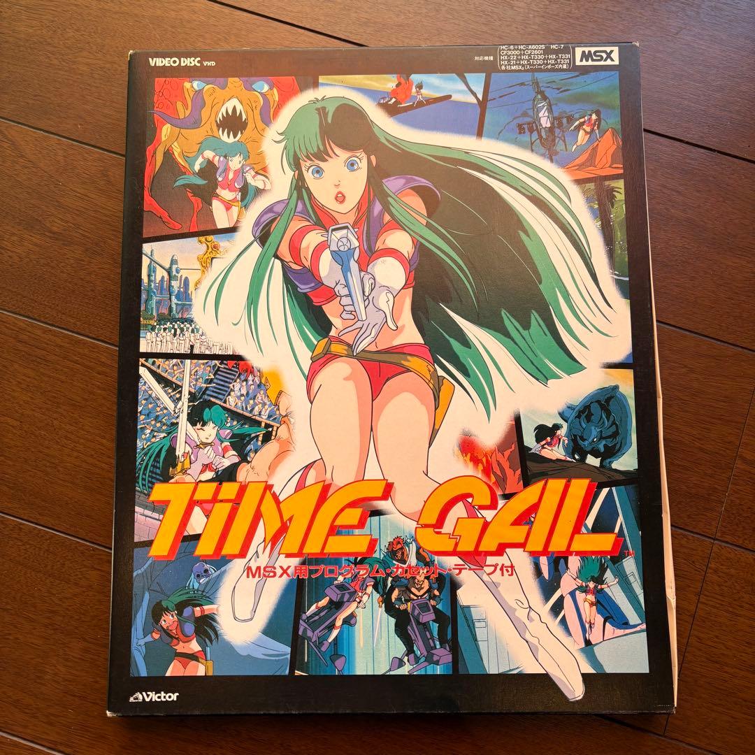 MSX用VHDゲーム タイムギャル TIME GAL