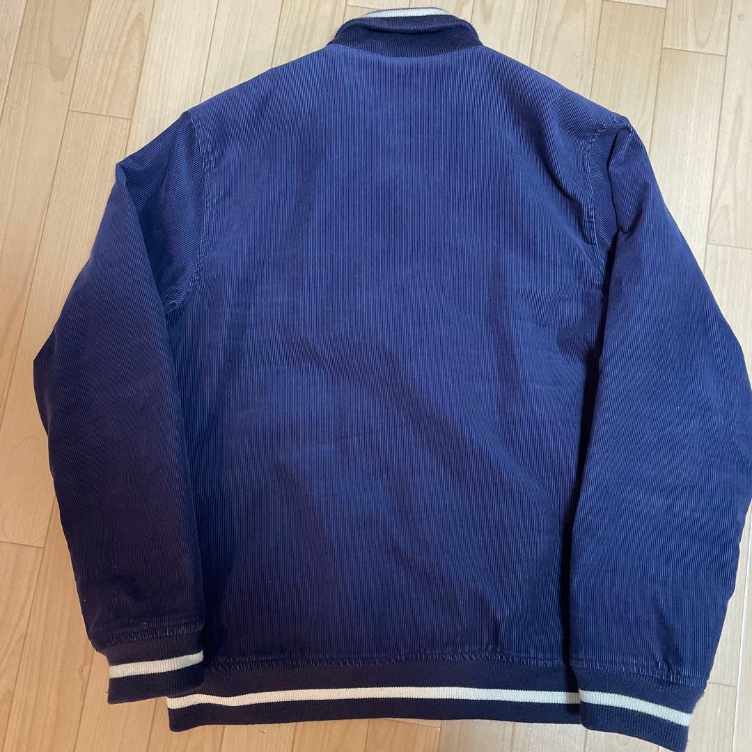 Stussy 00s ssリンク コーデュロイスタジャン　Lサイズ　ネイビー