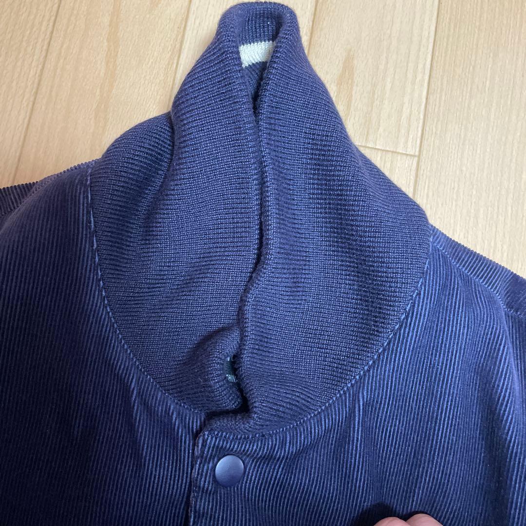 Stussy 00s ssリンク コーデュロイスタジャン　Lサイズ　ネイビー