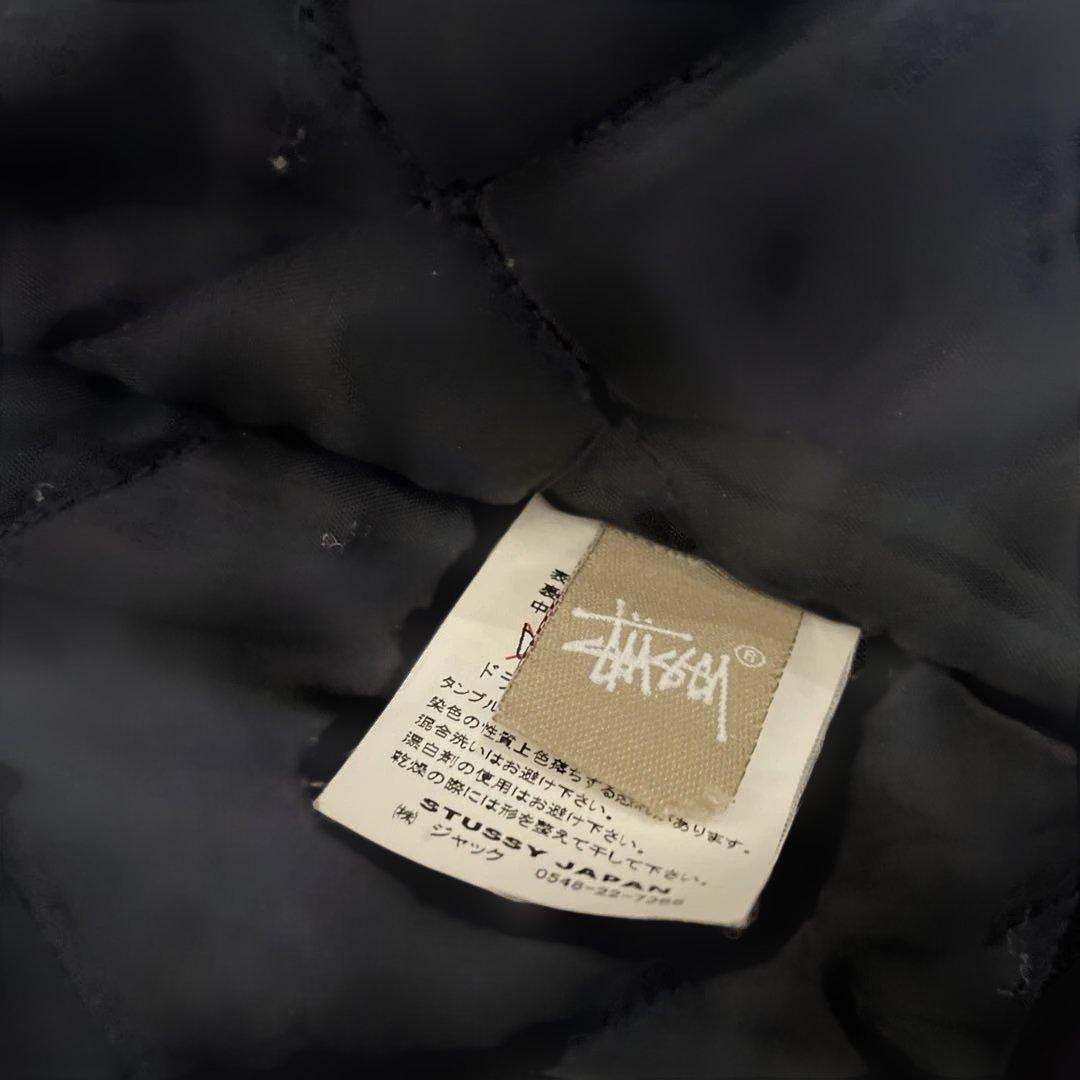 Stussy 00s ssリンク コーデュロイスタジャン　Lサイズ　ネイビー