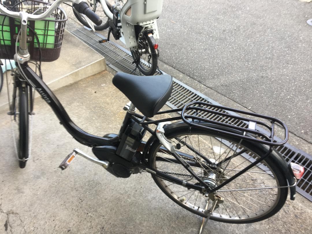 地域限定送料無料　アシスタ　8,9AH　子供乗せ　濃茶　神戸市　電動自転車