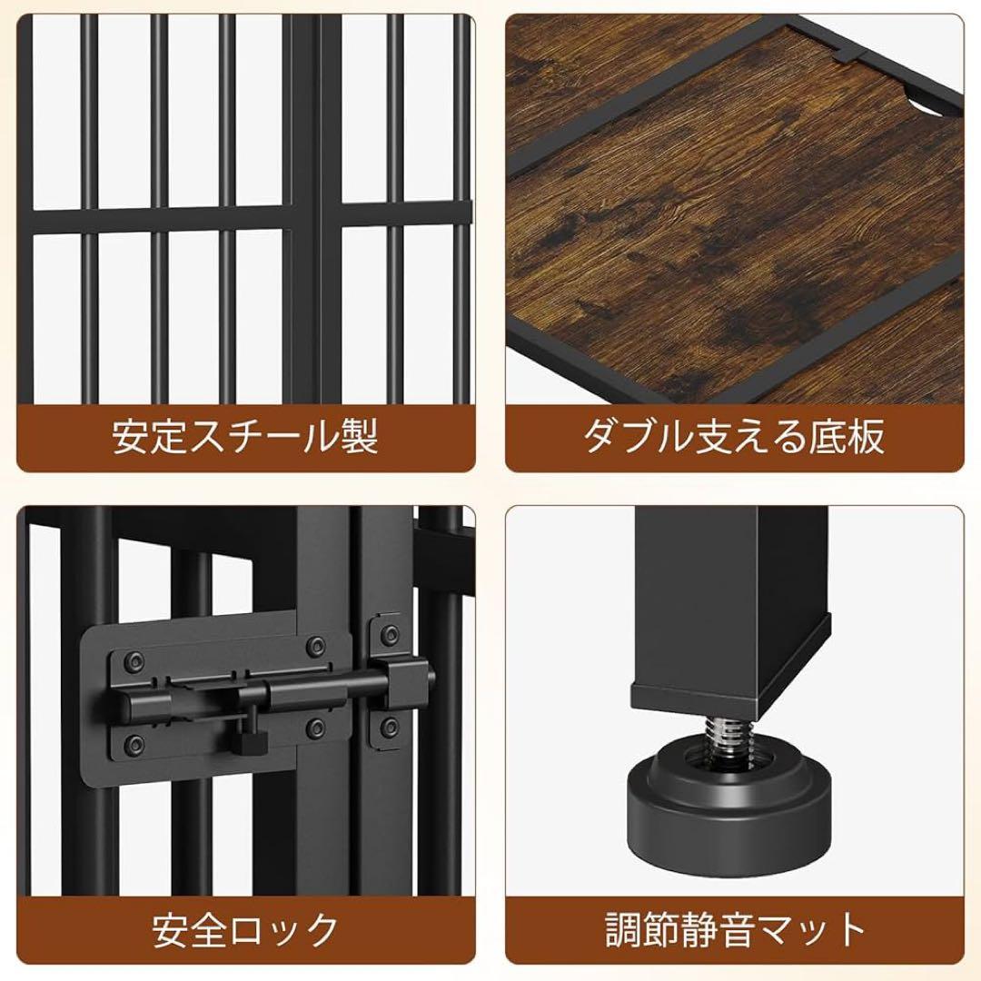 【本日限定】犬 ケージ 折りたたみ 屋根付き ペットサークル 持ち運び 犬ケージ